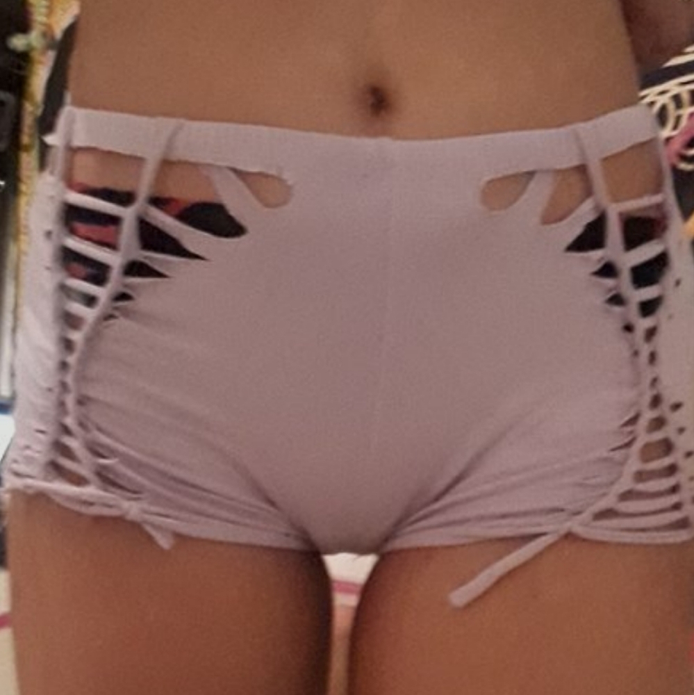 Jellyfish goddess weaved shorts